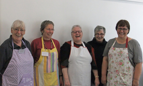 Das Kochclub-Team. (Foto: Marianne Fiebig) 