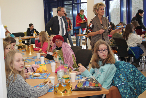 Die kleinen Könige wurden mit Donuts und Kakao belohnt. (Foto: OBK)