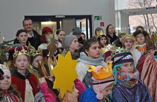 Die Gruppe sang "Stern über Bethlehem". (Foto: OBK)