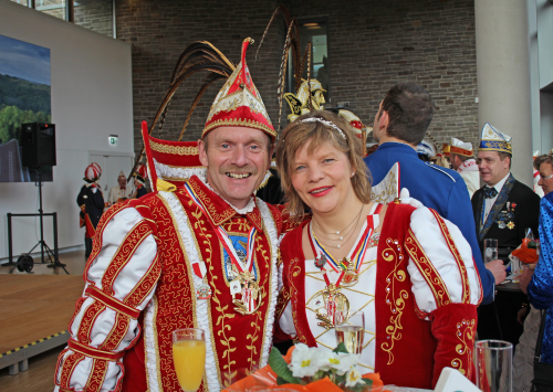 Prinz Guido I. und Prinzessin Ines repräsentieren die Karnevalsgesellschaft Rot-Weiß Denklingen. (Foto: OBK)