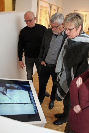 Die Arbeitsweise des unermüdlich Schaffenden verdeutlich ein Film in der Sonderausstellung. (Foto: OBK) Die Arbeitsweise des unermüdlich Schaffenden verdeutlich ein Film in der Sonderausstellung. (Foto: OBK)