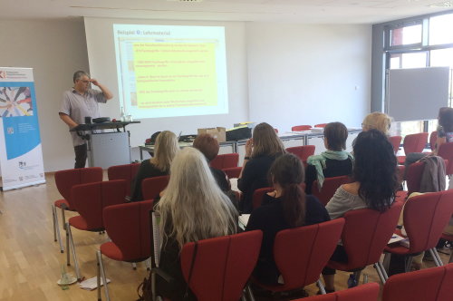 Franz Kaiser Trujillo referierte zur Interkulturellen Sprachbildung. (Foto: OBK)