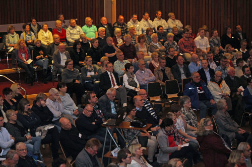 Anspannung im Publikum. (Foto: OBK)