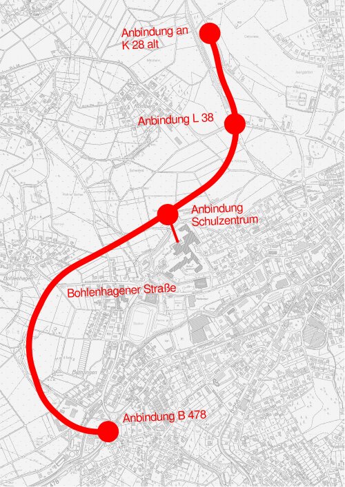 Verlaufsübersicht der Variante 4a. (Grafik: OBK)