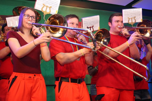 Die Musikkapelle der FRK - Fire Rescue Korps. (Foto: OBK)