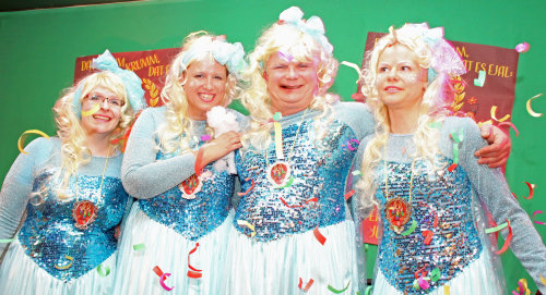 Die Jacobs Sisters um Knut Duske: Vera Kühr, Nicole Drefahl und - kurzfristig eingesprungen - Lydia Ryll. (Foto: OBK)