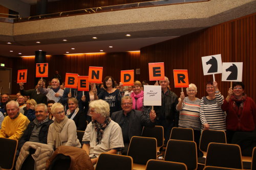 Hübender wirbt für sich. (Foto: OBK)