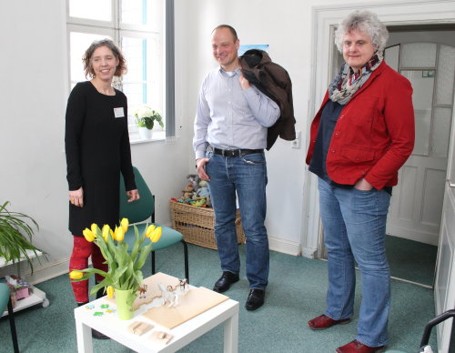 Das Team der PBS informierte die Gäste über die tägliche Arbeit. (Foto: OBK)