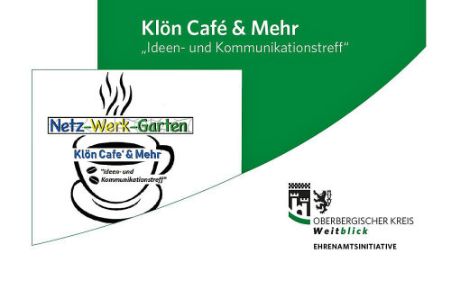 Ausschnitt aus Flyer Netz-Werk-Garten zum Angebot Klön-Café & mehr. (Grafik: OBK)