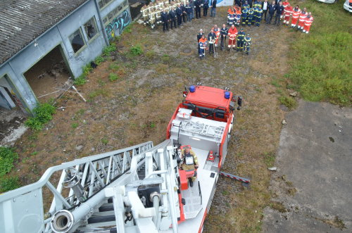 Ausblick von der Drehleiter.(Foto: OBK)