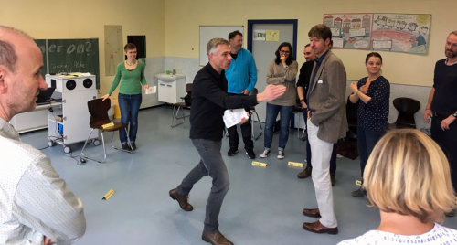 Immer on - Workshop der AOK zur Medienabhängigkeit. (Foto: OBK)