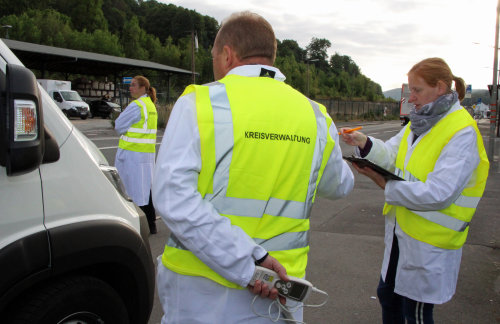 Nur wenige Mängel wurden bei den LKW-Kontrollen dokumentiert. (Foto: OBK) 