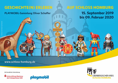 Das Plakatmotiv zur PLAYMOBIL-Ausstellung (Grafik/ Foto: Conny Koeppl, kasperkoeppl gbr)