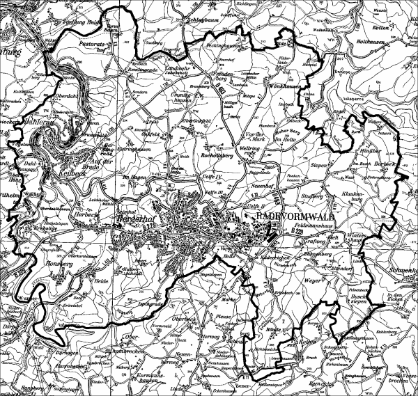 Karte Öffentliche Bekanntmachtung Landschaftsplan Nr. 11