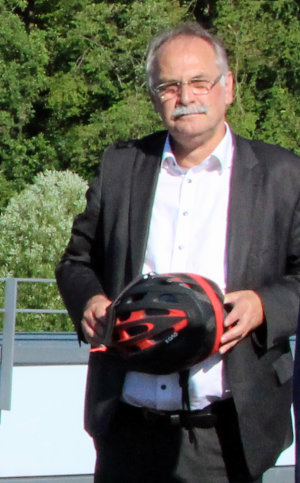 Bürgermeister Johannes Mans hat für die Teilnahme an der STADTRADELN - Kampagne geworben. (Foto: OBK)