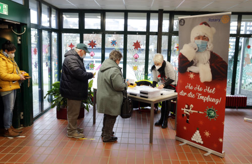 Lange Schlange beim Anmelden. (Foto: OBK)