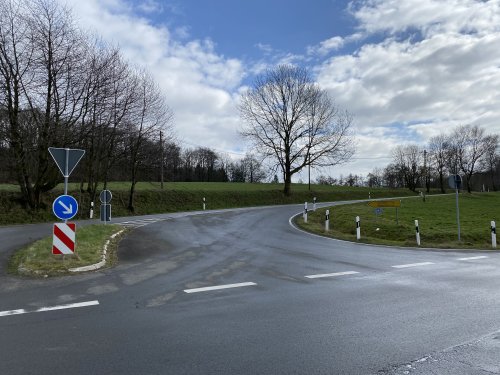 Der Kreuzungsbereich bei Oberlangenberg. (Foto: OBK)