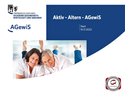 Ausschnitt aus dem Titelbild des Flyers Aktiv-Altern-AGewiS. (Foto/ Grafik: AGewiS)