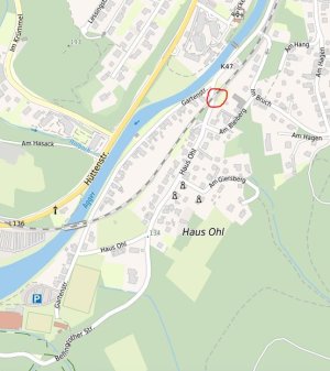 Baumaßnahme der Deutsche Bahn Netz AG "Haus Ohl" (K 47) in Engelskirchen. (Foto/ Grafik: OBK/ Geodaten-Webportal RIO) Baumaßnahme der Deutsche Bahn Netz AG "Haus Ohl" (K 47) in Engelskirchen. (Foto/ Grafik: OBK/ Geodaten-Webportal RIO)