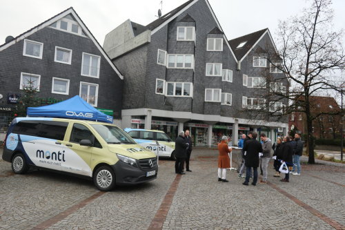Zwei monti-Fahrzeuge sind ab sofort im Bediengebiet Marienheide unterwegs. (Foto: OBK)
