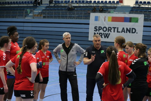 Team-Timeout beim Lindengymnasium. (Foto: OBK)