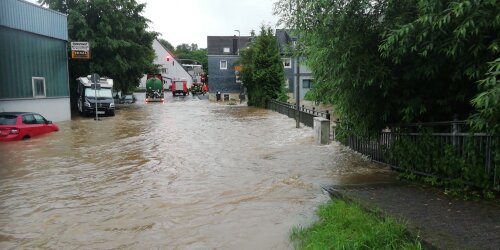 Starkregen am 21. Juli 2021 in Wipperfürth. (Foto: Feuerwehr Wipperfürth)