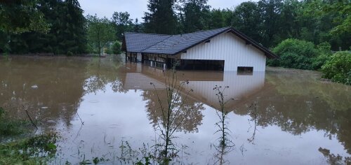 Starkregen am 21. Juli 2021 in Engelskirchen. (Foto: Feuerwehr Engelskirchen)