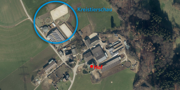 Kartenübersicht Kreistieschau. (Karte: www.obk.de/rio)