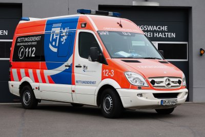 Krankentransportwagen Wiehl. (Foto: Marcel Reisch)