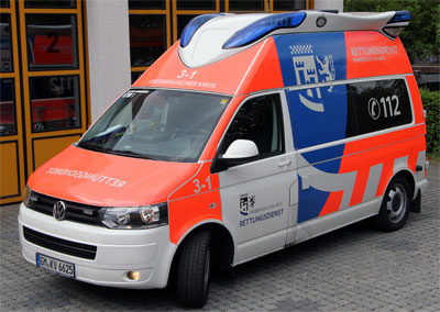 Rettungswache Gummersbach Krankentransportwagen 1 (Foto: OBK)