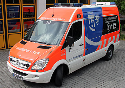 Rettungswache Gummersbach Krankentransportwagen 2 (Foto: OBK)