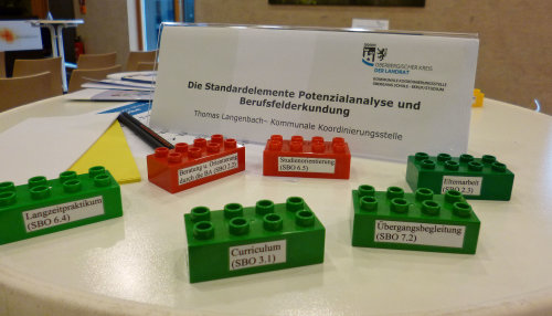 An Thementischen stehen Experten mit Informationen zu Berufsorientierung und Ausbildungswegen bereit. (Foto: OBK) An Thementischen stehen Experten mit Informationen zu Berufsorientierung und Ausbildungswegen bereit. (Foto: OBK)