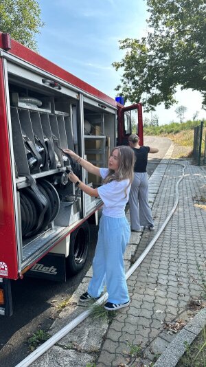 Social Day 2025 - Einsatz bei der Feuerwehr in Wiehl/Brächen (Foto: obk)