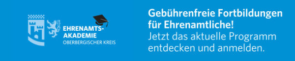 Header-Bild mit Logo der Ehrenamts-Akademie. (Grafik: OBK)
