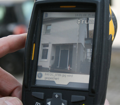 Die digitale Aufnahme des Hauseingangs (Foto:OBK)