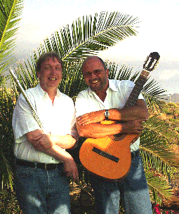 Das Bild zeigt die beiden Musiker Stephan Aschenbrenner (li.) und Oliver Trost (r.).