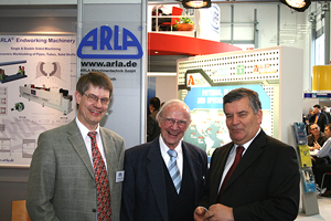 Messestand Firma ARLA Maschinentechnik GmbH, Wipperfürth