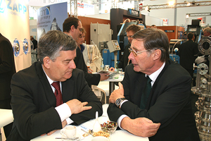 Messestand Firma Zapp-Flanschenfabrik GmbH, Engelskirchen