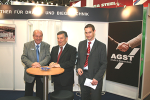 Messestand Firma AGST Draht & Biegetechnik GmbH, Engelskirchen