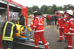 Einsatz eines Rettungstrupps