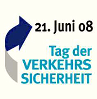 Logo des Verkehrssicherheitstages 2008 mit Link zu www.tag-der-verkehrssicherheit.de/