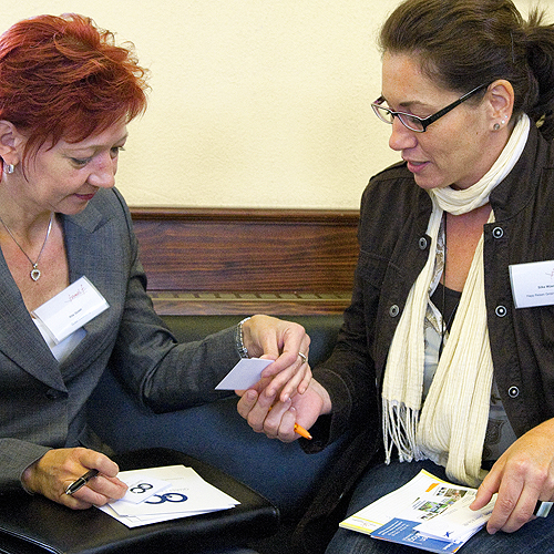 Unternehmerinnen knüpften zukunftsfähige Geschäftskontakte (Foto: OBK) 