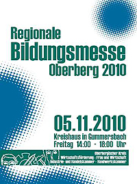 Plakat der Regionalen Bildungsmesse Oberberg 2010