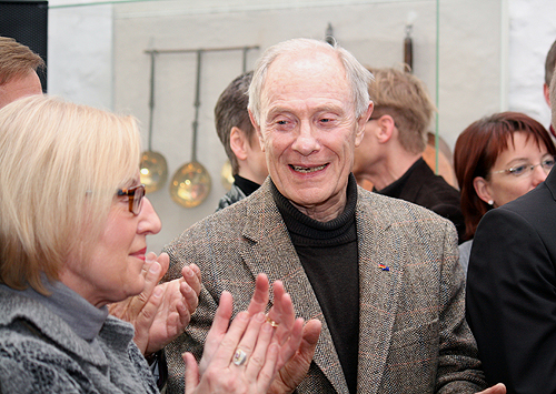 Vize-Landrätin Ursula Mahler und Dr. Dieter Fuchs (Förderverein Schloss Homburg) (Foto: OBK) 