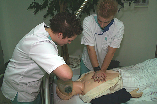 Das Gesundheits- und Bildungszentrum Oberberg warb für Fachkräfte im medizinischen Bereich (Foto: OBK) 