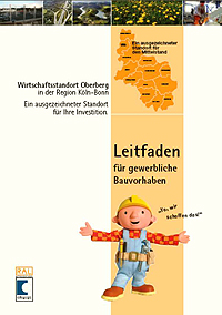 Titelseite des "Leitfadens für gewerbliche Bauvorhaben"