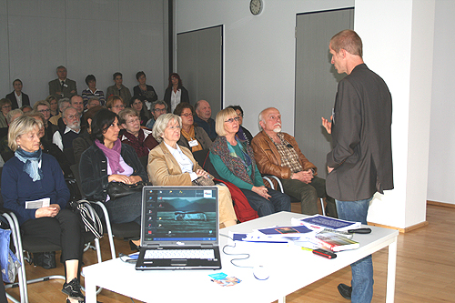 Arnd Bader vom Demenz-Service-Zentrum informierte über "Prävention" (Foto: OBK) 