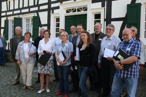 Die Bewertungskommission bei der Bereisung in Benroth (Foto: OBK)