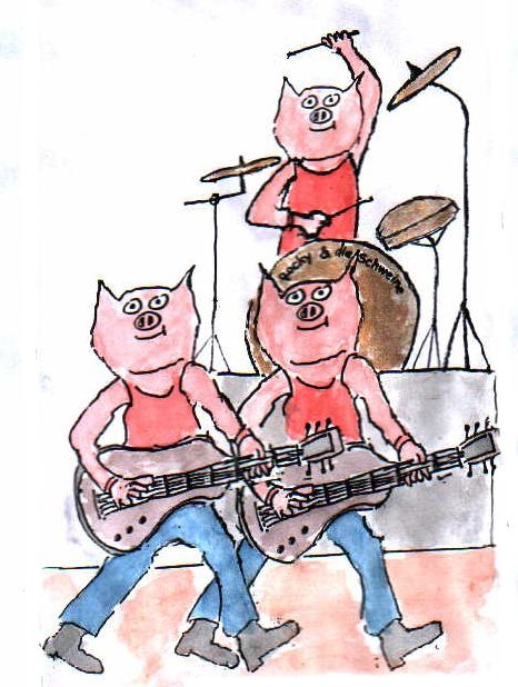 "Rocky und die Schweine" von dem Düsseldorf Kinderbuchautor Joachim Günther 