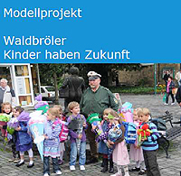 Ausschnitt aus dem Internetauftritt Waldbröler Kinder haben Zukunft"